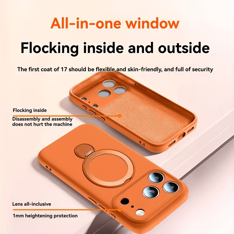 360 Magnetic Stand Liquid Sili - Liquid Silicone Magnetic Phone Case 评论和价格