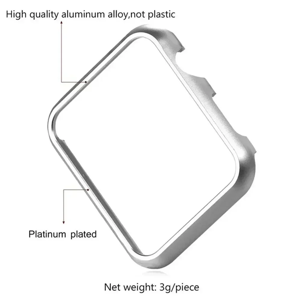 For iWatch SE Series 10 9 8 7  - Metal Bumper Aluminum Frame Case 评论和价格