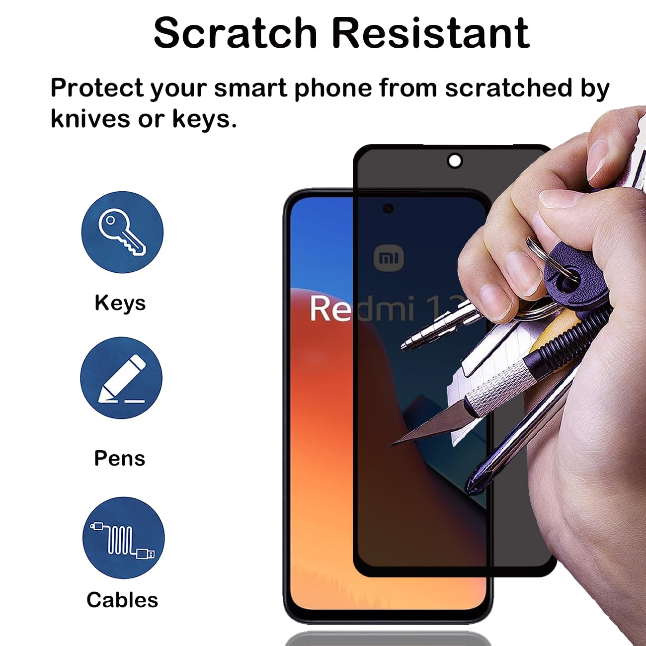 Anti Spy Screen Protector For  - Anti Spy Privacy Glass Case 评论和价格