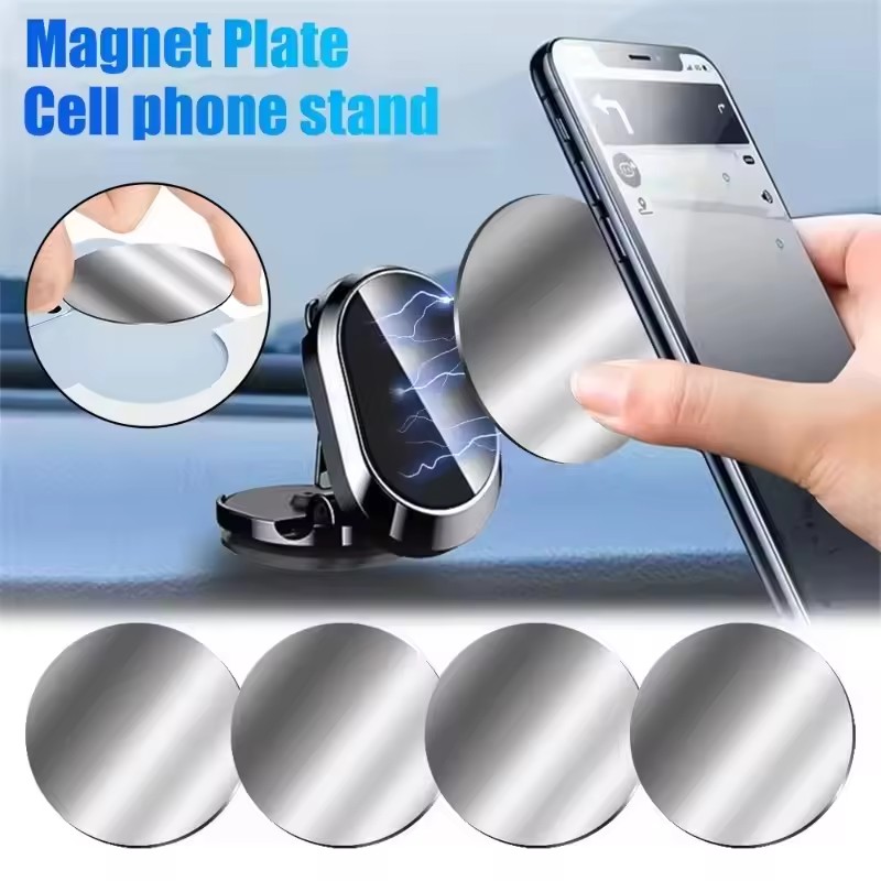1/50Pcs Magnetic Metal Plate F - Phone Stands 评论和价格