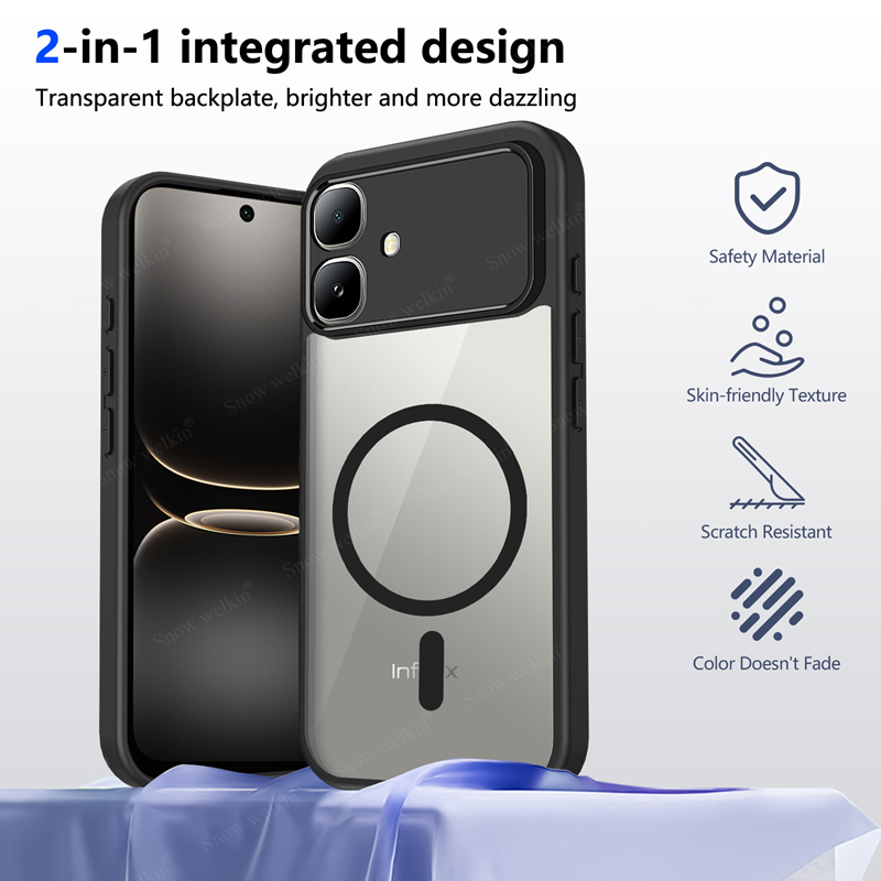 Magnetic Transparent Silicone  - Clear Shockproof Bumper Case 评论和价格