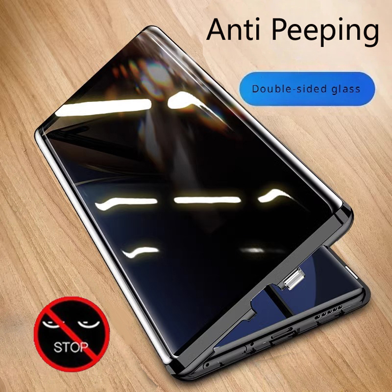 Metal Phone Case Double sided  - Anti Spy Privacy Glass Case 评论和价格