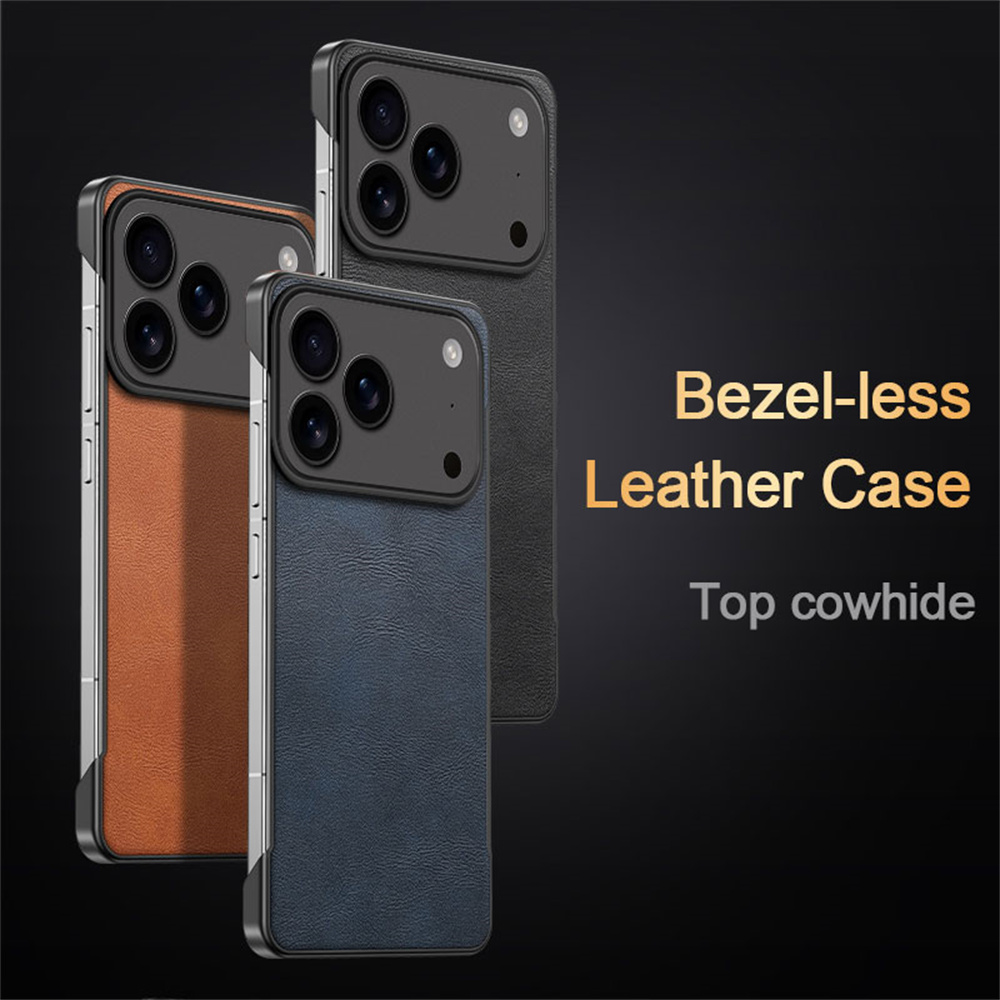 Classic Leather Ultra Thin PC  - Ultra Thin Frameless Phone Cover 评论和价格