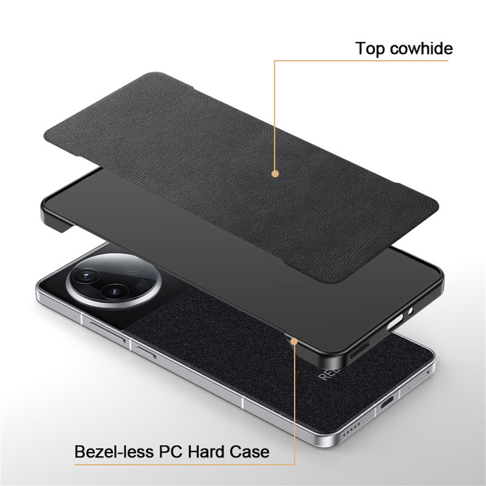 Classic Leather Ultra Thin PC  - Ultra Thin Frameless Phone Cover 评论和价格