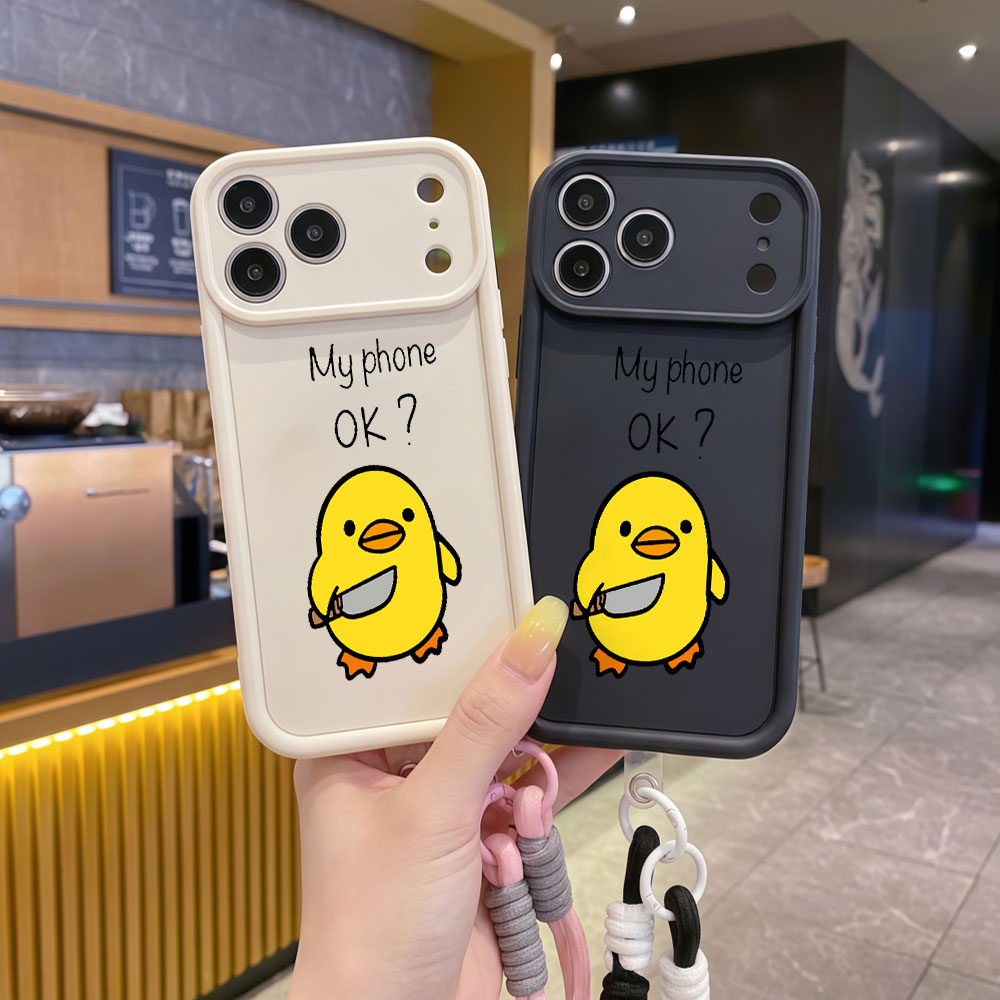 Cute Cartoon Duck Wrist Strap  - Cute Cartoon Wrist Strap Silicone Case 评论和价格