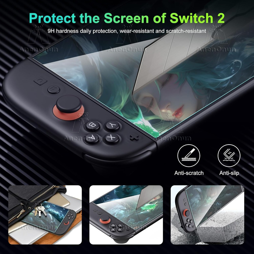 Switch 2 Anti-Blue Light Scree - Matte Anti Glare Screen Protector 评论和价格
