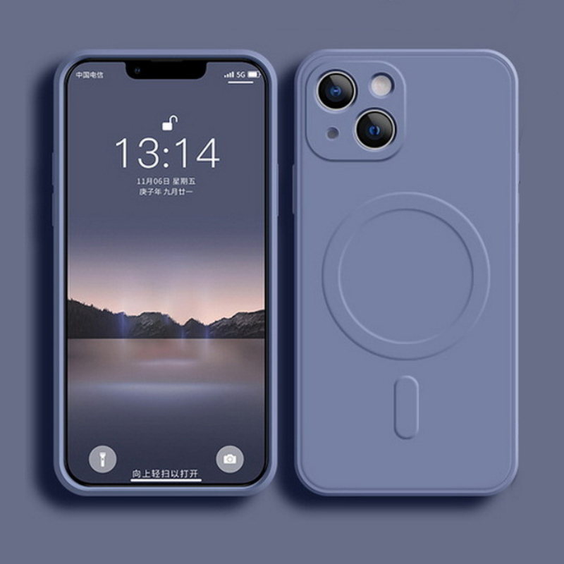 Liquid Silicone Case For iPhon - Liquid Silicone Magnetic Phone Case 评论和价格