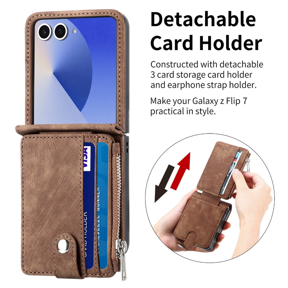 2-in-1 Detachable Card Holder  - Leather Wallet Card Holder Phone Cover 评论和价格