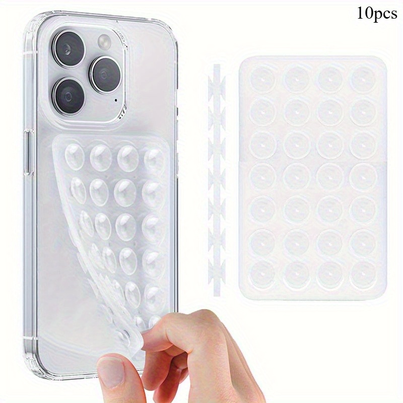 10Pcs Double-Sided Silicone Su - Phone Stands 评论和价格