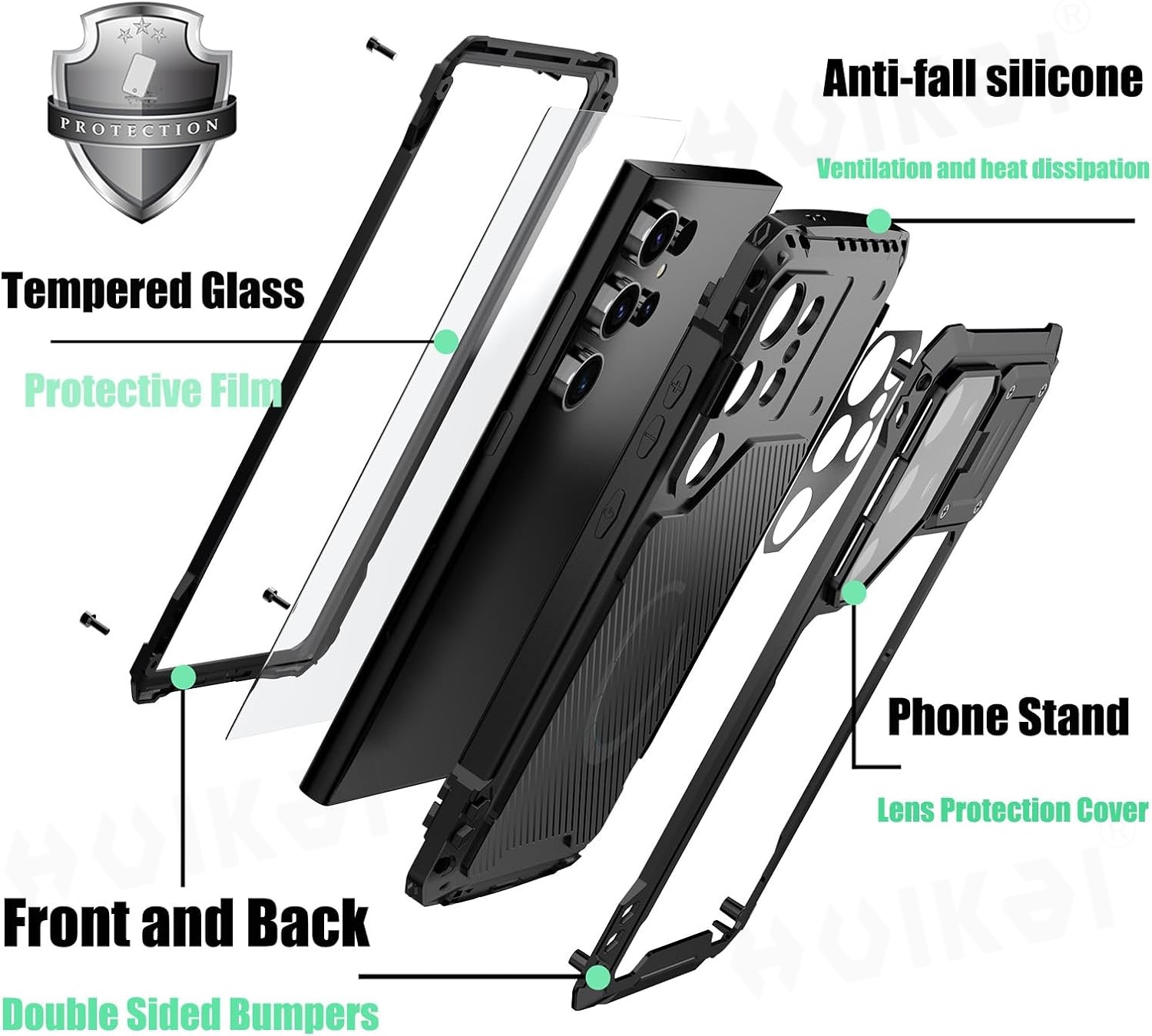 Case For Samsung Galaxy S24 Ul - Heavy Duty 360 Full Body Protective Case 评论和价格