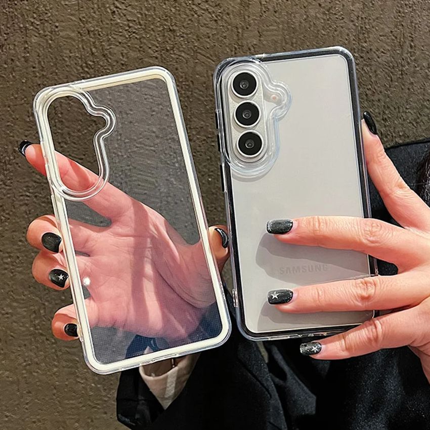 Luxury Candy Color Frame Clear - Clear Shockproof Bumper Case 评论和价格