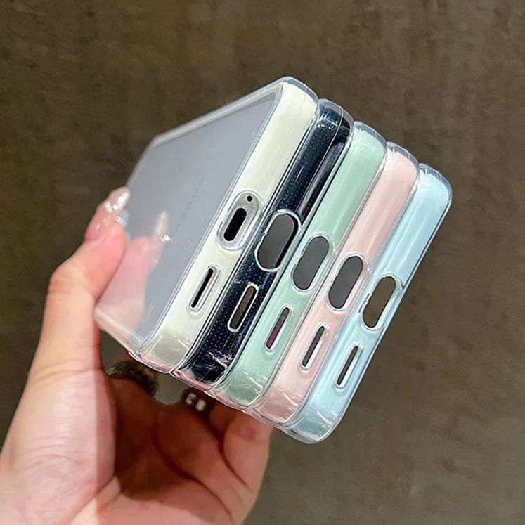 Luxury Candy Color Frame Clear - Clear Shockproof Bumper Case 评论和价格