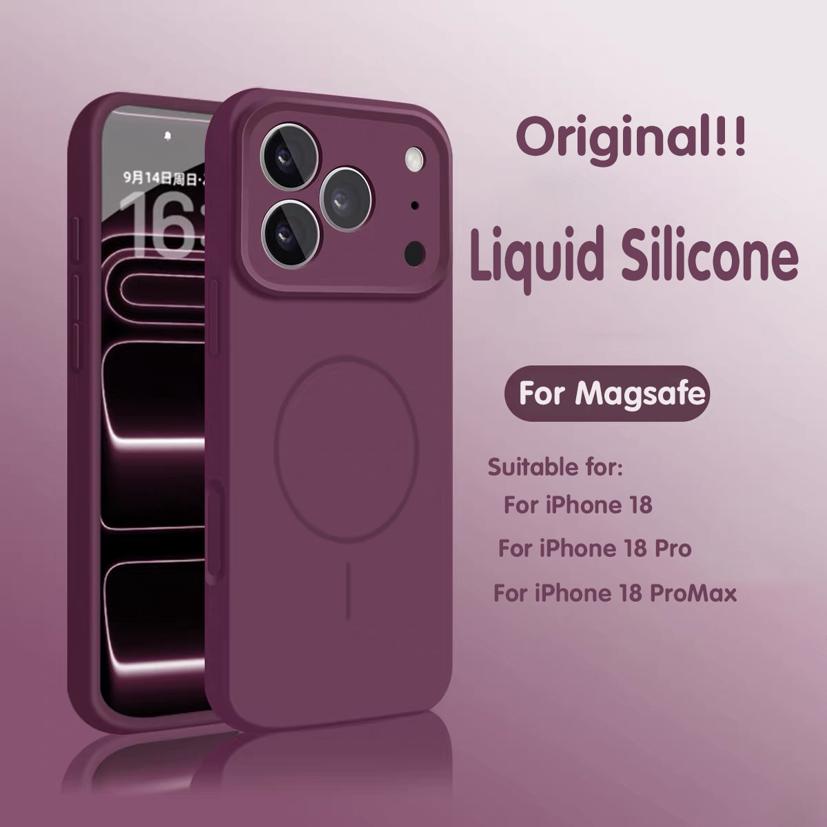Original Liquid Silicone Magne - Liquid Silicone Magnetic Phone Case 评论和价格