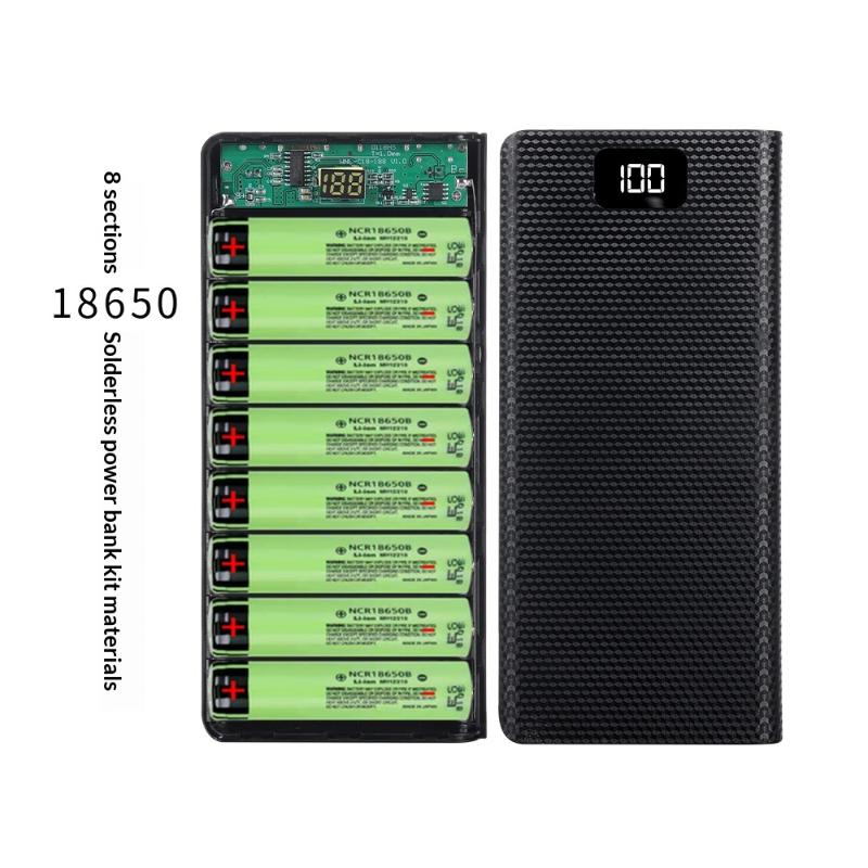 1pc DIY 8*18650 Battery Power  - Power Banks 评论和价格
