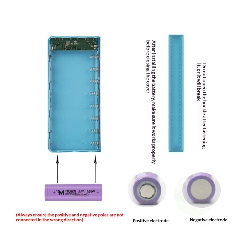 1pc DIY 8*18650 Battery Power  - Power Banks 评论和价格