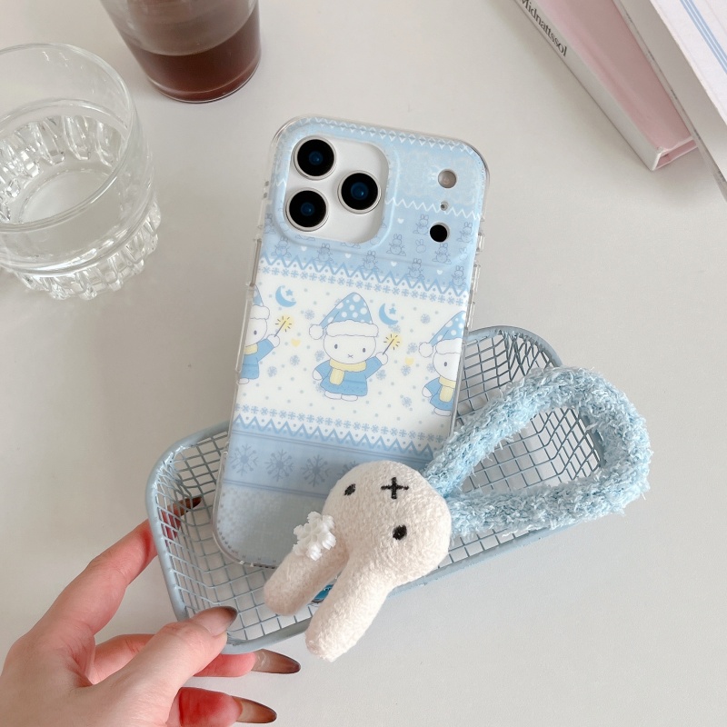 Cute winter Polka Dots hat Mif - Cute Cartoon Wrist Strap Silicone Case 评论和价格