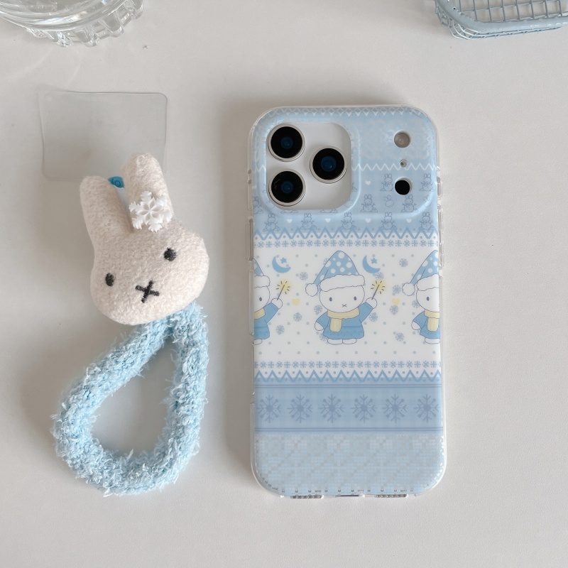 Cute winter Polka Dots hat Mif - Cute Cartoon Wrist Strap Silicone Case 评论和价格