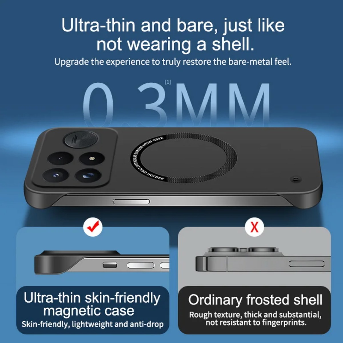 Ultra-thin Frameless Case for  - Ultra Thin Frameless Phone Cover 评论和价格