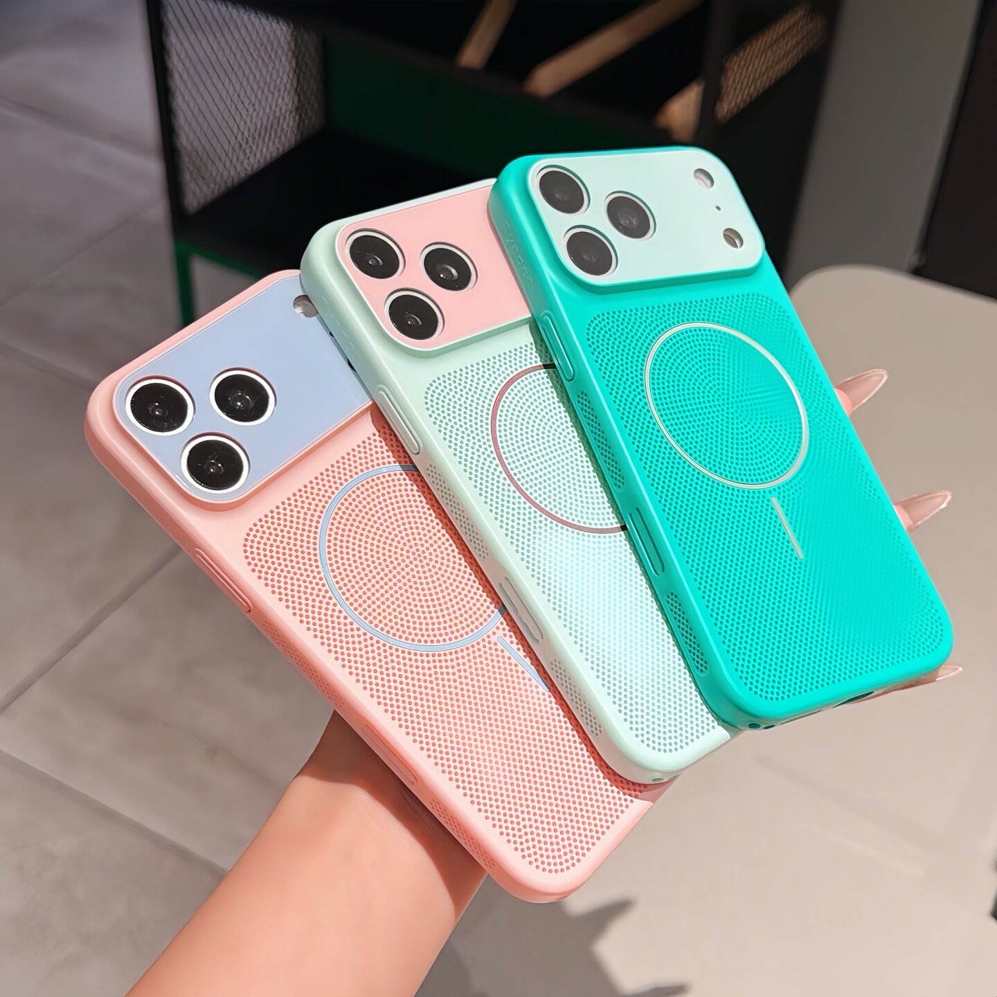 Dual Color Heat Dissipation Me - Heat Dissipation Mesh Breathable Case 评论和价格